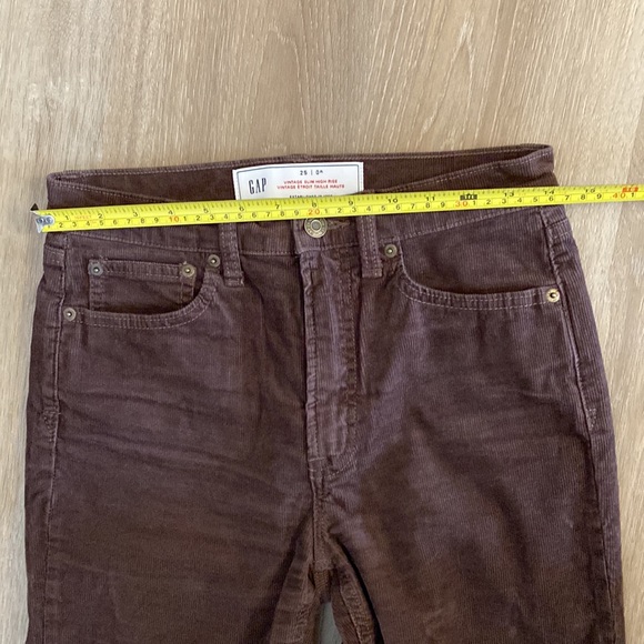 Gap Slim-fit Cropped High Rise Cords - Picture 7 of 10